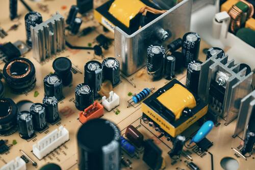 een elektronisch circuit of pcb